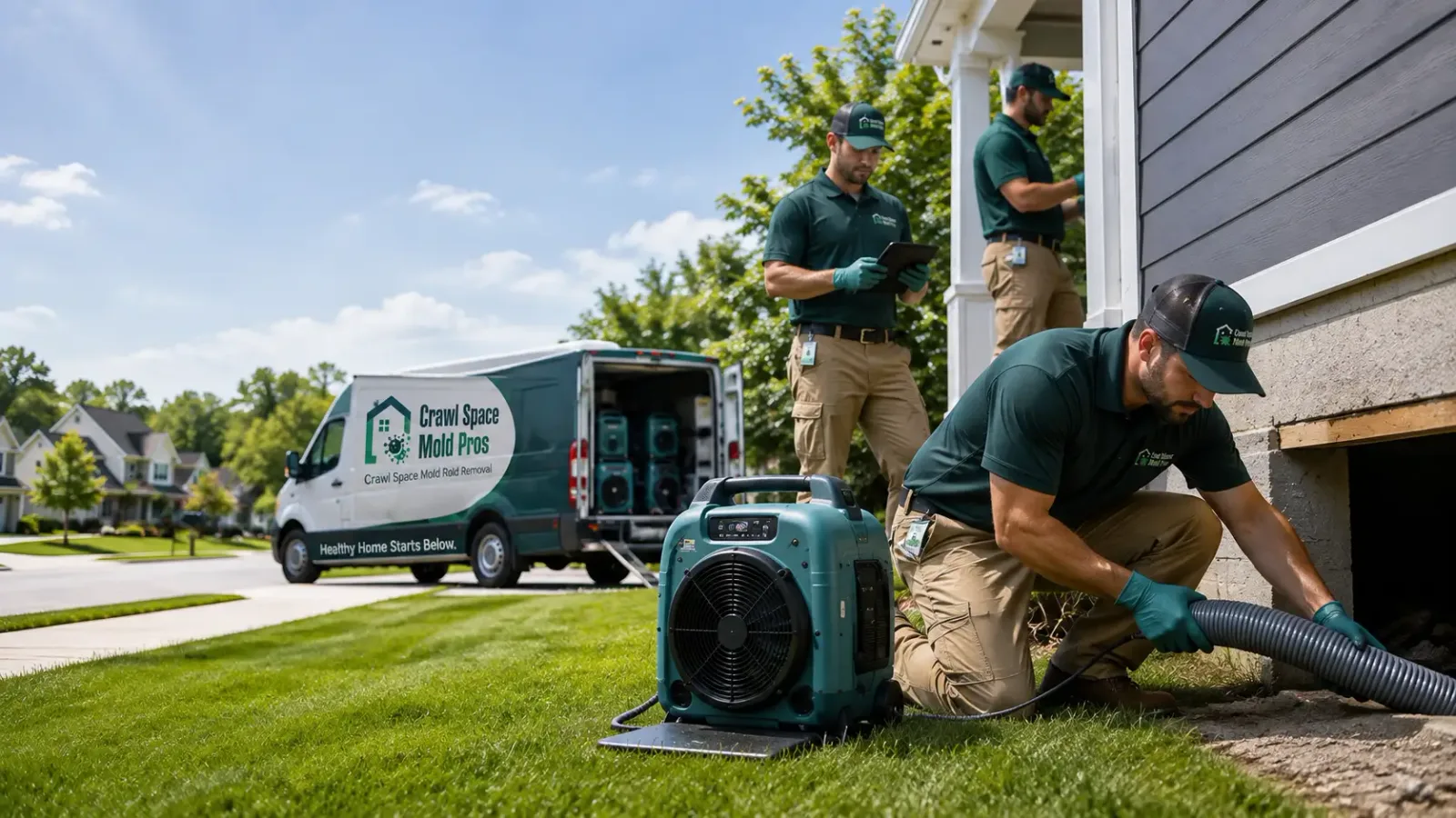 Crawl Space Mold Removal in Mossyrock, WA